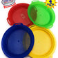 Matty'S Toy Stop Sand Sifter Sieves For Sand & Beach (Red, Blue, Yellow & Green) Complete Gift Set Bundle - 4 Pack (8.75'' X 9.7