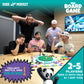 Dude Perfect Board Game for Kids - Sports & Competitive Challenges, Family Fun for 2-5 Players, Ages 4+ - Fun Game Night Activity