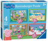 Ravensburger Peppa Pig Four Seasons 4 In Box (12, 16, 20, 24 Pieces) Jigsaw Puzzles For Kids Age 3 Years Up