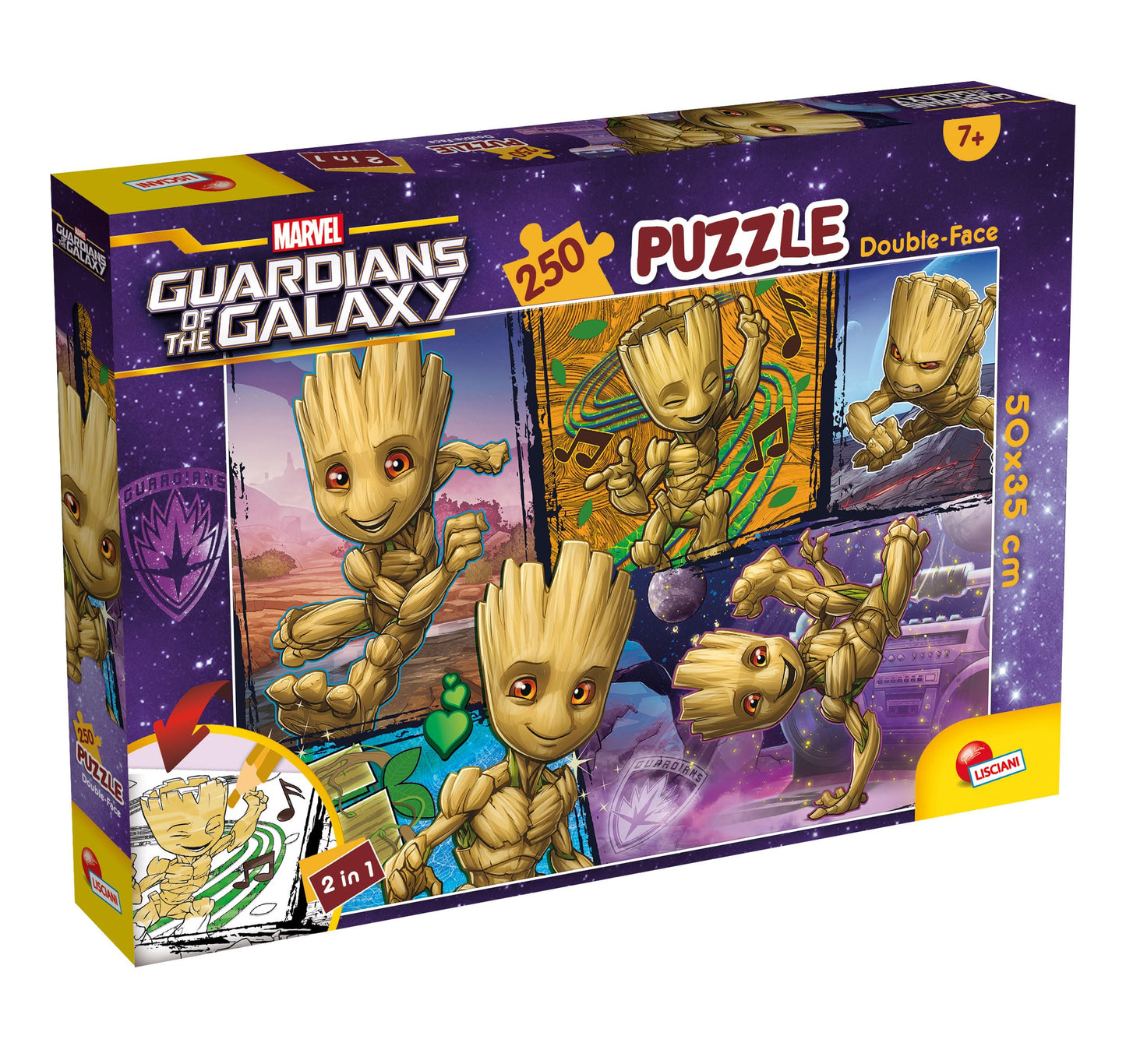 Lisciani Giochi - Marvel Puzzle DF Plus 250 Groot, 109623