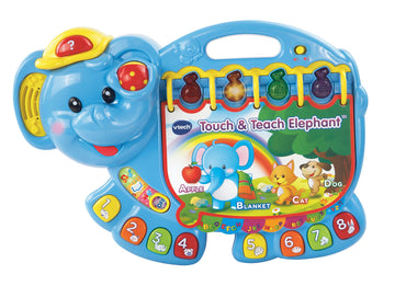 Vtech Touch And Teach Elephant Book , Blue