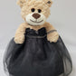 KINNEX COLLECTIONS SINCE 1997 12'' Quince Anos Last Doll Teddy Bear with Dress (Centerpiece) ~ ARC09832-17 (Black)