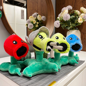 Dyharnsty 4Pcs Plants vs Zombies Plush Toys Peashooter Soft Figure Doll  Plants vs Zombies Toys PVZ Plush Plants 1 2 Set