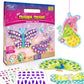 Imagimake Mirror Mosaic Butterfly & Peacock Kids Art Set | Diy Craft Kit | Foil Stickers For Kids | Mosaic Kit | Travel Toys | Birthday Gift For Girls And Boys Ages 3,4,5,6,7,8 |
