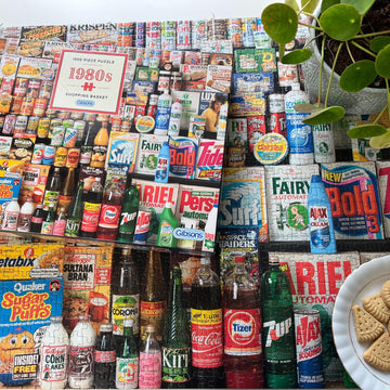 1980S Shopping Basket 1000 Piece Jigsaw Puzzle | Sustainable Puzzle For Adults | Premium 100% Recycled Board | Great Gift For Adults | Gibsons Games