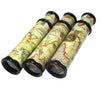 Spadorive 3 Pack Magic Kaleidoscope Toy For Kids Adults 3D Mirror Lens Kaleidoscope Party Favors Stretchable Long Classic Kaleidoscope Toy Educational Science Developmental Toy (Orange)