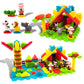 Picasso Toys Ptb100 100Pcs Hedgehog Block 3D Building Blocks Tiles Safari Theme Set Learning Playset Stem Toy Set Educational Ki