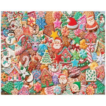 WHITE MOUNTAIN PUZZLES Christmas Cookies Puzzle, 1 EA