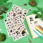800 Pieces Jungle Animal Stickers Realistic Zoo Animal Stickers Safari Animal Stickers Sea Animal Stickers For Water Bottle Scrapbook Class Rewards Sea Animal Party Supplies (Jungle Animal)