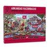 YouTheFan NCAA Arkansas Razorbacks Game Day at The Zoo 500pc Puzzle