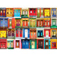 RoseArt 1000 Piece Jigsaw Puzzle - Colorful Montreal Doors, Multicolor, Model 8700, Paper Material for Adults