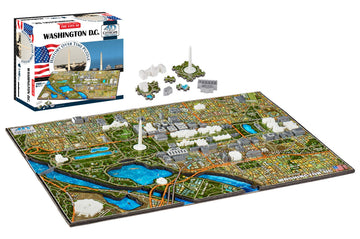 4D Washington Dc Skyline Time Puzzle