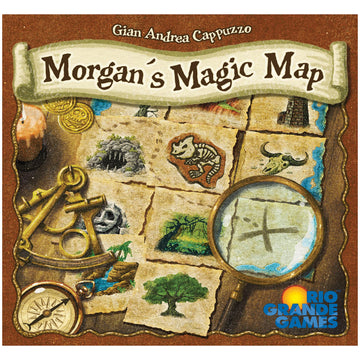 Rio Grande Games Morgan'S Magic Map - Tile Placement Game, Pirate Map Treasure Hunt, Modular Game Board, Rio Grande Games, Ages 10+, 2-4 Players, 30-60 Minute Playing Time