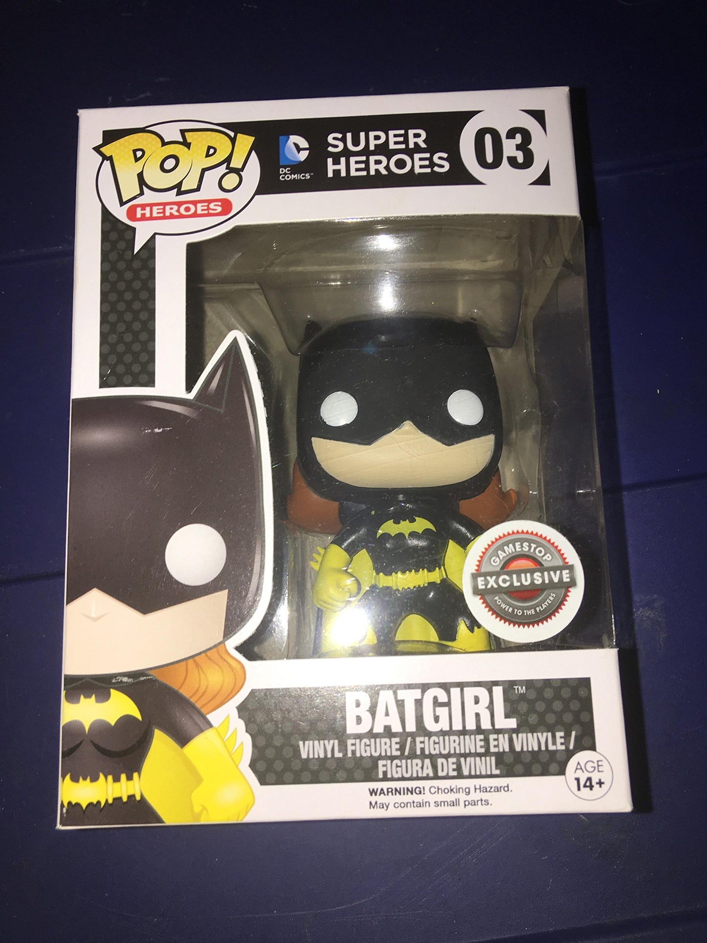 Funko Pop Batgirl Vinyl Figure - DC Super Heroes Exclusive - Yellow