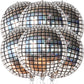 Katchon, Big Silver Disco Ball Balloons - Pack Of 6, Disco Party Decorations | 4D Metallic Disco Balloons For Disco Bachelorette Party Decorations | Prom Balloons, Graduation Decorations Class Of 2025