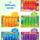 Coogam Wooden Magnetic Fishing Sight Words Game Learning Dolch Word Flashcards Montessori Educational Toy For Preschool 3 4 5 Year Old Kids