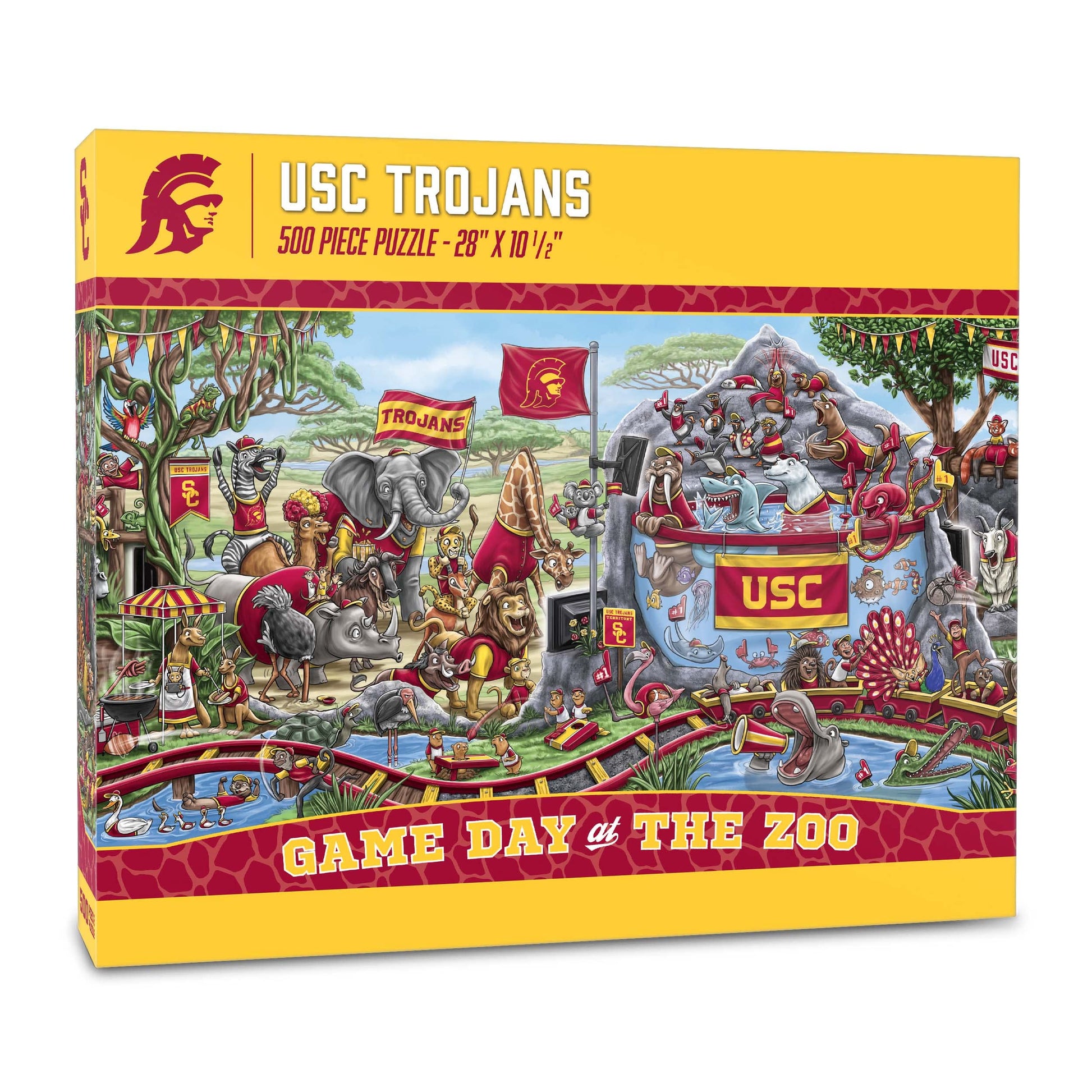 YouTheFan NCAA USC Trojans Game Day at The Zoo 500pc Puzzle