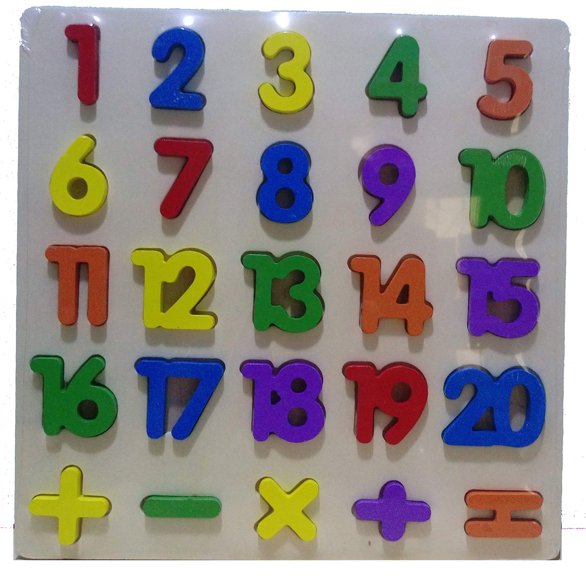Crafts India Handcrafted Wooden Puzzle Number 30 X 30 Cms Big