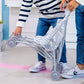 Jc Toys | Berenguer Boutique | Twin Umbrella Baby Doll Stroller | Elephant Theme | Gray | Ages 2 +
