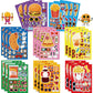 24 Sheets Make Your Own Fast Food Stickers Make A Face Stickers For Kids Toddlers With Hamburger Hot Dog French Fries Pizza Ice