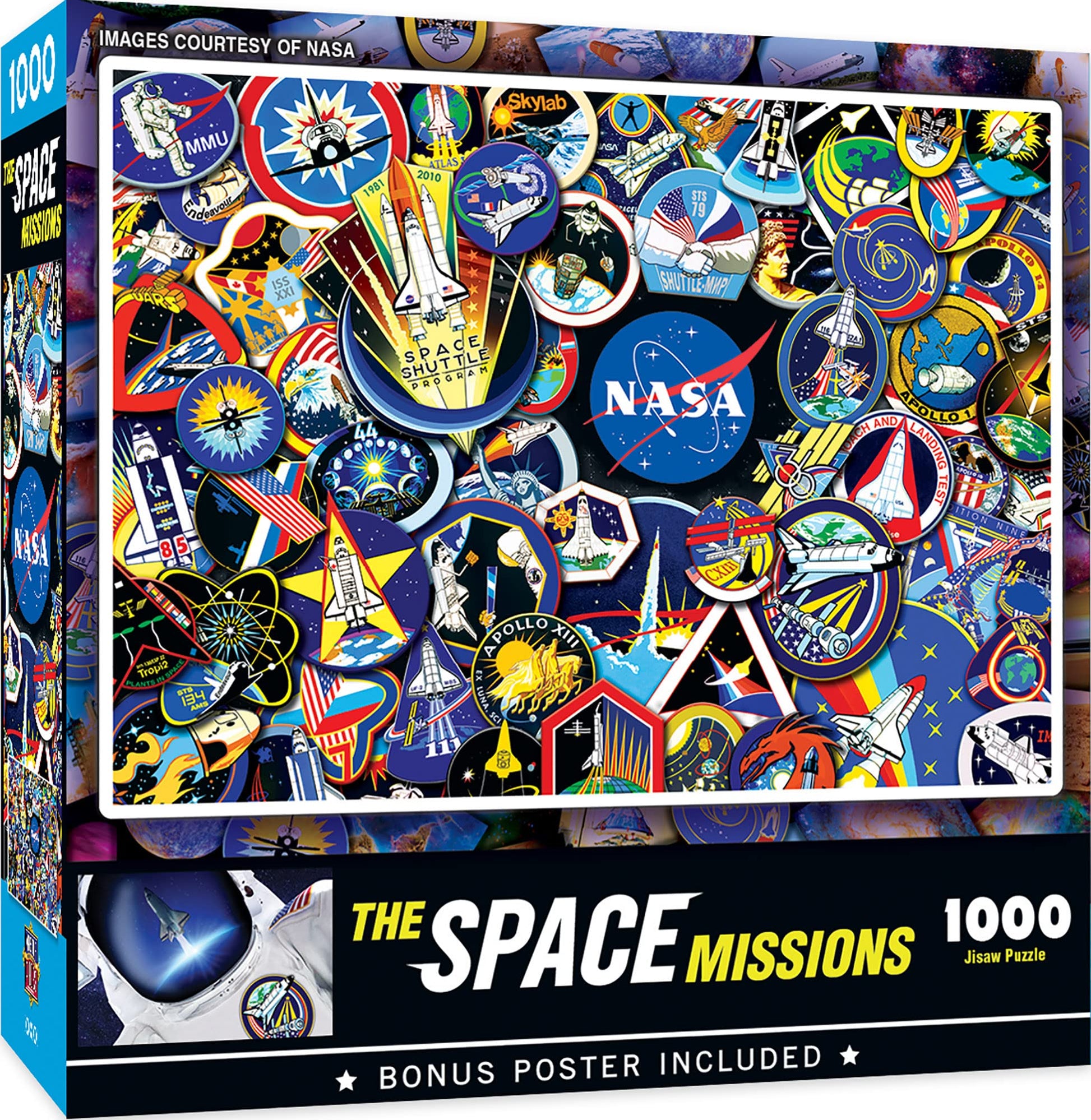 MasterPieces 1000 Piece Jigsaw Puzzle for Adults, Family, Or Youth - The NASA Missions - 19.25x26.75