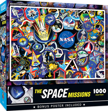 MasterPieces 1000 Piece Jigsaw Puzzle for Adults, Family, Or Youth - The NASA Missions - 19.25x26.75
