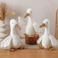 Soulchen 3 Pcs One Silly Goose Favors Soft Fabric Handmade Goose Stuffed Animal Adopt a Geese Favor Gift 12 Inch Provencal Style