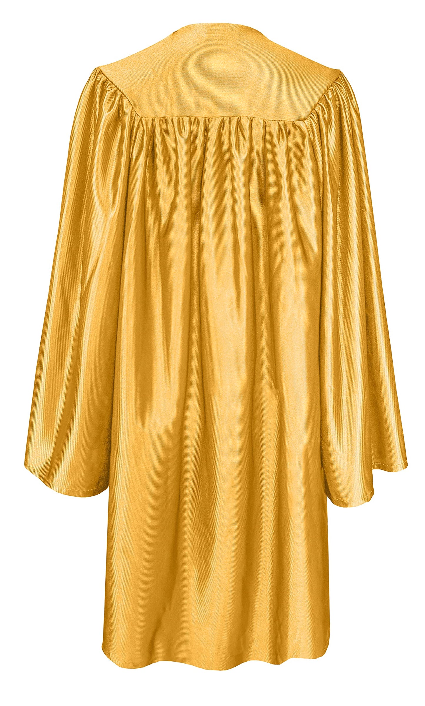 Gradplaza Shiny Choir Robe Kindergarten Preschool Graduation Gown Shiny Graduation Gown For Kids Gold Size 24