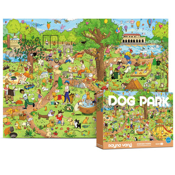 Antelope 2 In 1 1000 Piece Puzzle Bundle - Dog Park - 1000 Piece Jigsaw Puzzle Bundle With Cat Castle - 1000 Piece Jigsaw Puzzle