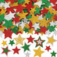 JULBEAR Star Foam Sticker, 300Pcs Christmas Glitter Star Shapes Foam Stickers for Kids Holiday Xmas Party Favors Toddler DIY Cra