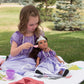 Little Adventures Amulet Princess Doll Dress - Doll Not Included - Machine Washable Child Pretend Play And Party Doll Clothes With No Glitter Purple