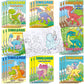 Fulmoon 24 Pcs Mini Dinosaur Coloring Books Dinosaur Party Favors Dino Coloring Book Total 336 Pages Painting Drawing Creative A