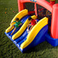 Blast Zone Triple Play Inflatable Combo Bounce House - Massive 16x14 - Blower - enhanced Quality - 7 Players - Double Slides