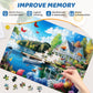 300 Pieces Puzzles For Adults | Lake House Jigsaw Puzzles | Large 300 Piece Puzzle For Children Adults Seniors | Sturdy,Safe | E