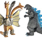 TwCare Set of 2 Mecha King Ghidorah vs 1954 65th Anniversary vs Heisei Era Classic Godzilla Toy, 2021 Movable Joints Action Movi