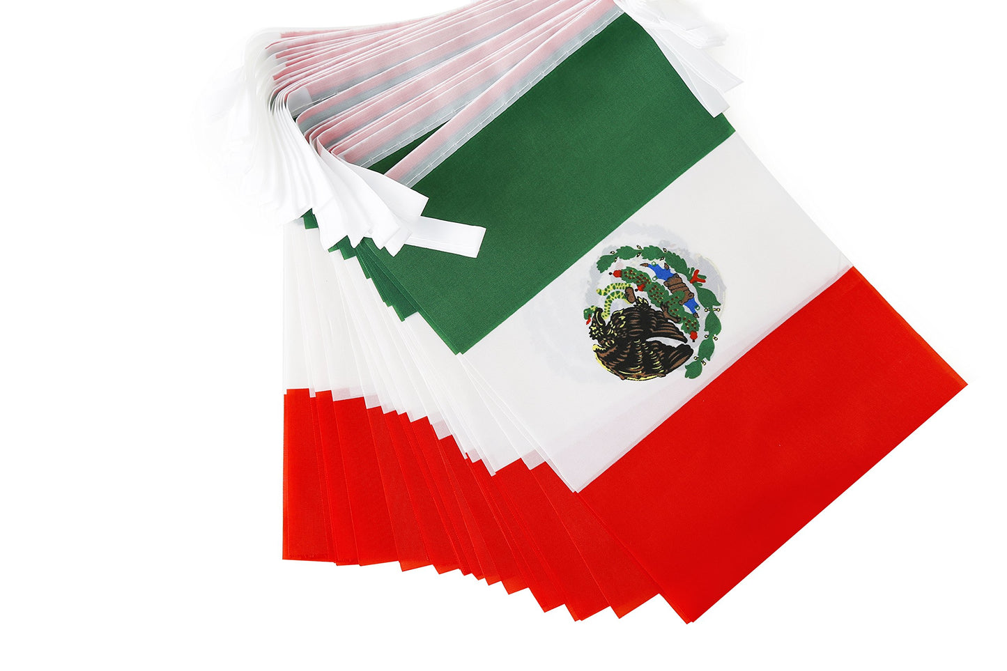 Mexico Flag Mexican Flag,100Feet/76Pcs National Country World Pennant Flags Banner,Party Decorations Supplies For,Indoor And Out
