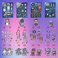 Dorgua Space Themed Make-A-Face Sticker, Make A Space Stickers For Kids Boys, Diy Crafts Stickers Face Stickers, Make Your Own S