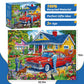 500 Piece Puzzle for Adults,Family Car Wash Puzzles for Adults Kids Elderly,Recycled Cardboard Weekend Life Puzzles 500 Piece,Ch