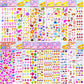 Gifting Square Paper 3D Reusable SelfAdhesive Sticker S For Kids Craft Decoration Diy Variety Pack For Scrapbooking Journal Inc