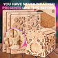 Esc Welt Secret Treasure Box 3D Wooden Puzzle Game - Creative Gift Box For Money, Vouchers, Gift Cards - 3-In-1 Wooden Box Game - Gift Box For Teenagers And Adults - 3D Wooden Puzzle