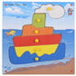 Skillofun Wooden Theme Puzzle Standard Ship Knobs, Multi Color