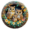 Wooden Puzzles for mature-themeds and Kids - 3D Vision Effects Owl Family Wooden Jigsaw Puzzle - Unique Animal Shaped Wood Puzzles mature-themed - Creative Birthday Gift Family Game (200pcs)