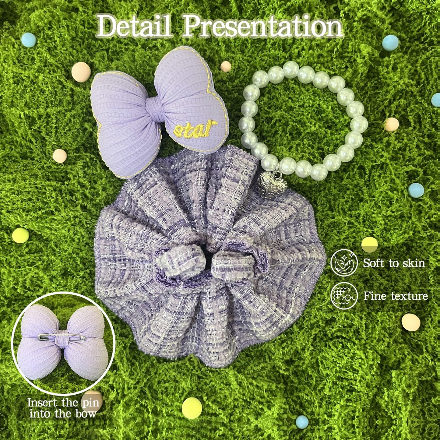 17cm Doll Clothes Set & Outfit Set for 17cm Dolls - enhanced Fashion Dresses with Accessories  elegant Chic Doll Clothing & Style Bundle Purple White