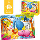 Quokka Puzzles For Toddlers 3-5 - 4 X 30 Pieces Puzzles For Kids Ages 2-4 - Animal Learning Jigsaw Puzzles For Kids 4-6 Years Old - Educational Toys For Boy And Girl