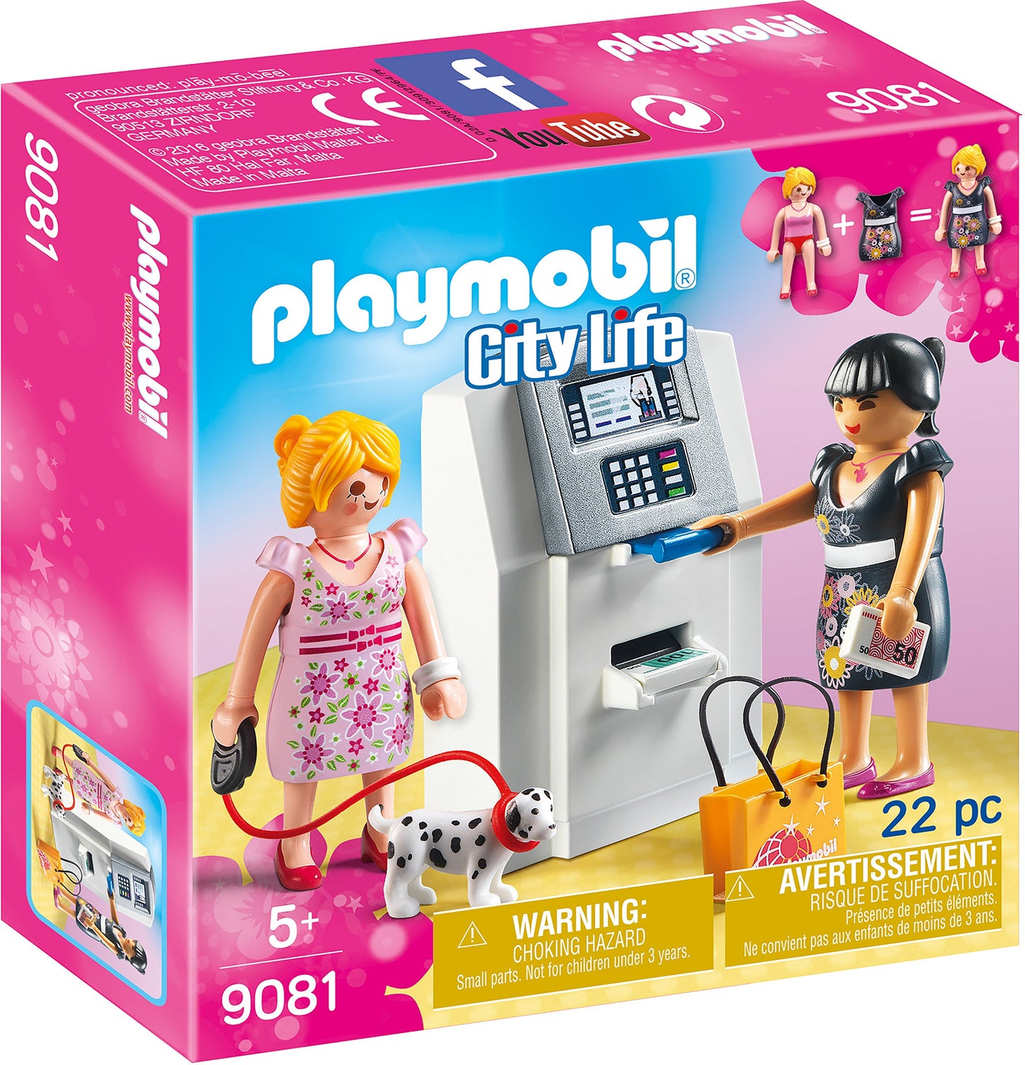 Playmobil Atm Playset Building Set - Multi Color, Plastic Material, Model 9081