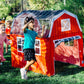 Pacific Play Tents 60810 Barnyard Playhouse Tent, 48'' X 38'' X 48'', Multi