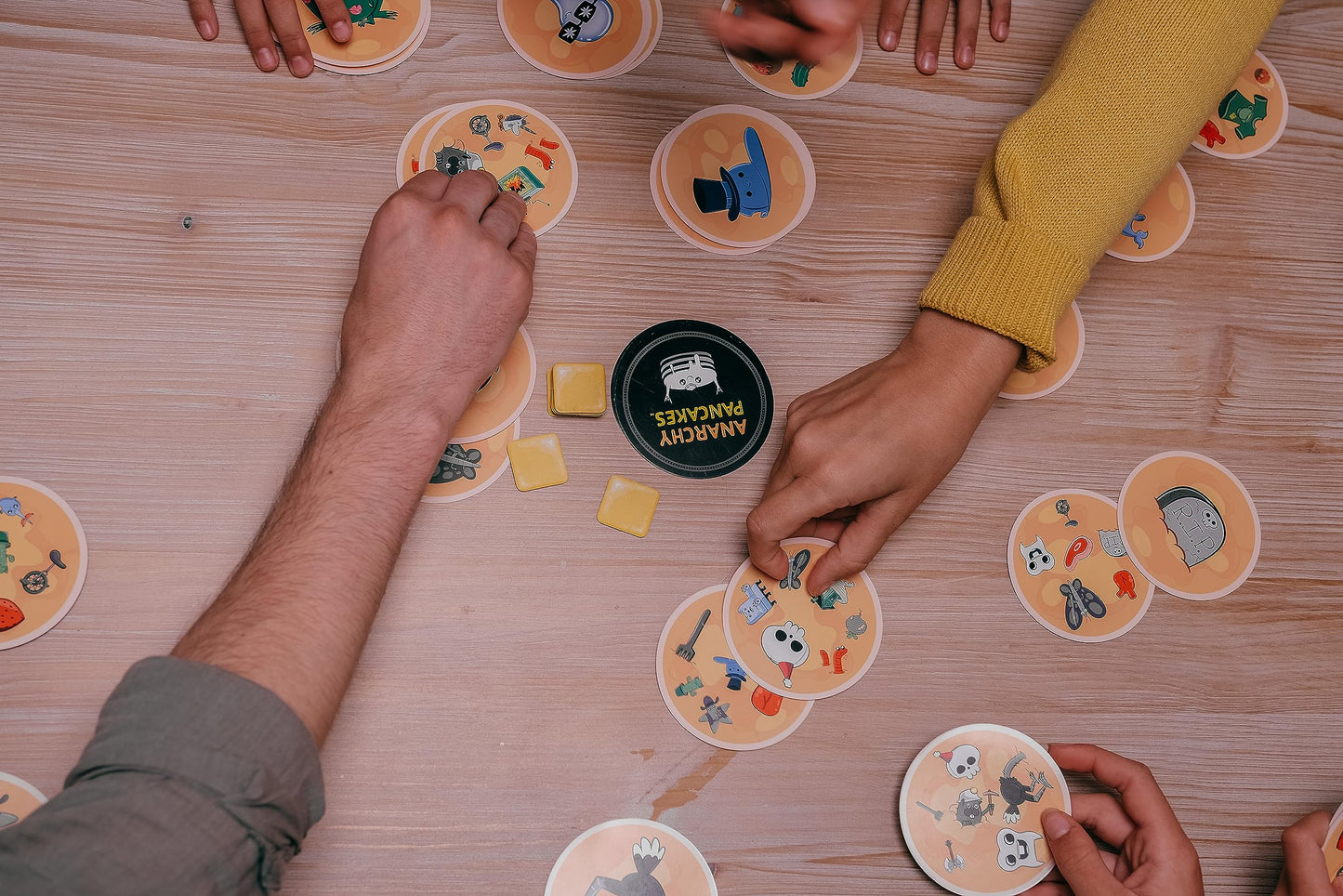 Exploding Kittens Anarchy Pancakes 2-6 Players - Ages 7+ - 5 Minutes to Play - Strategic and Chaotic Card Game - Party Game  Family Game Night  Kid and mature-themed Card Game