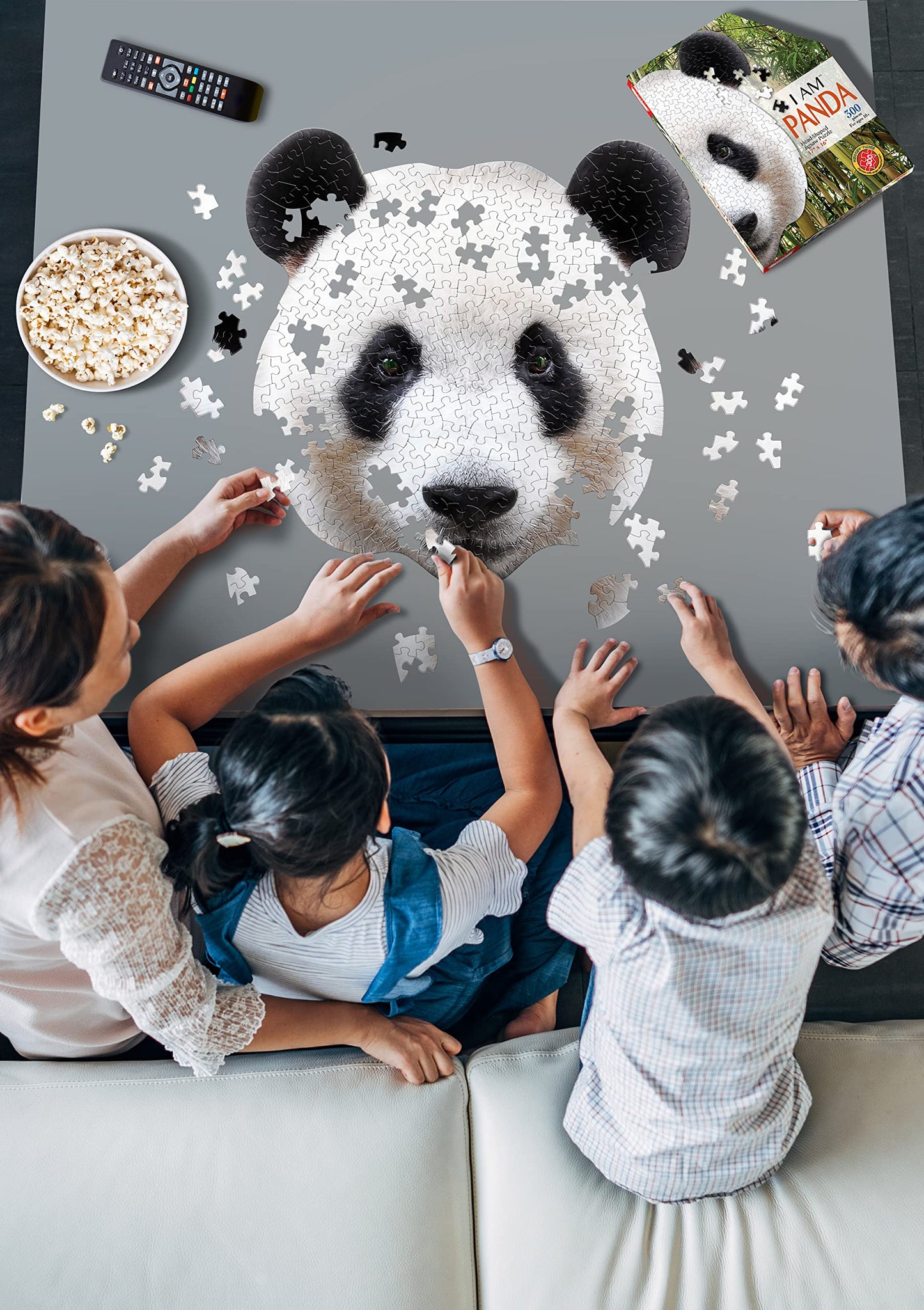 Madd Capp Puzzles - I Am Panda - 300 Pieces - Animal Shaped Jigsaw Puzzle