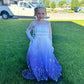 Aolliya Princess Costume For Girls Ice Snow Queen Princess Dress Up For Halloween Cosplay Birthday Party