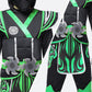 Spooktacular Creations Kids Green Ninja Costume, Child Boy Ninja Outfit Set, Halloween Costume For Toddler Themed Parties, Dress Up (Medium, 8-10 Yrs)